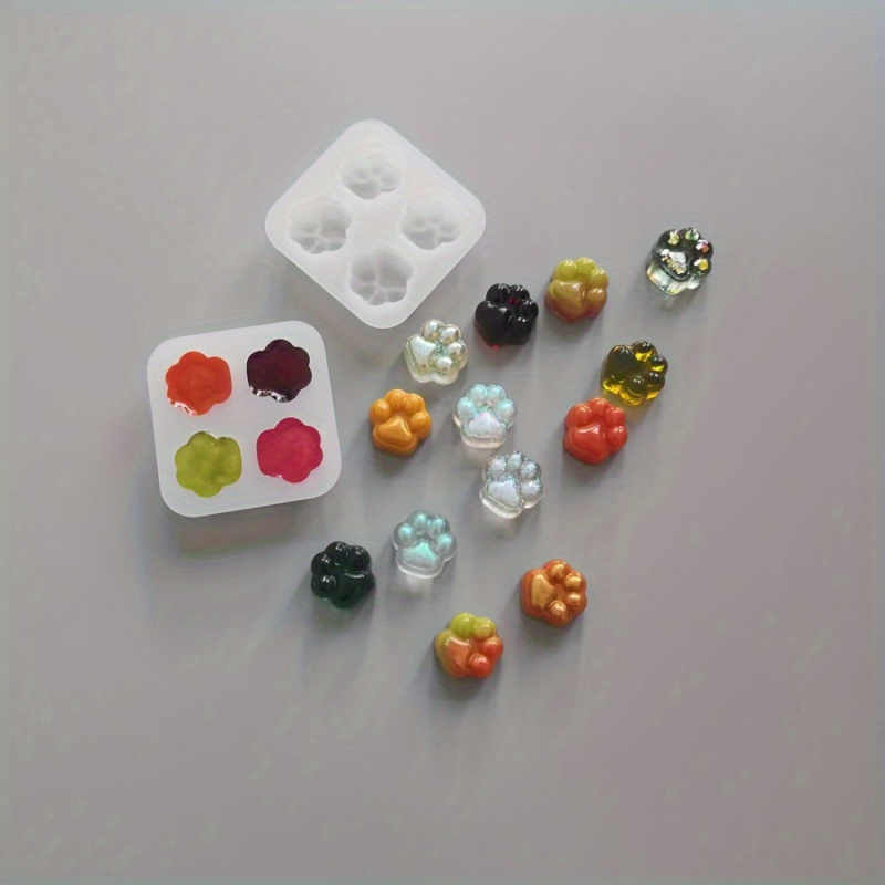 1Cat Paw Pattern Silicone Mold - đánh giá và giá Candle Making Ideas
