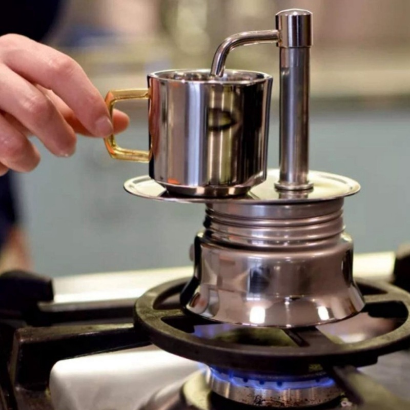 Single Spout Mocha Pot Stainle - đánh giá và giá Pour Pot Aluminum
