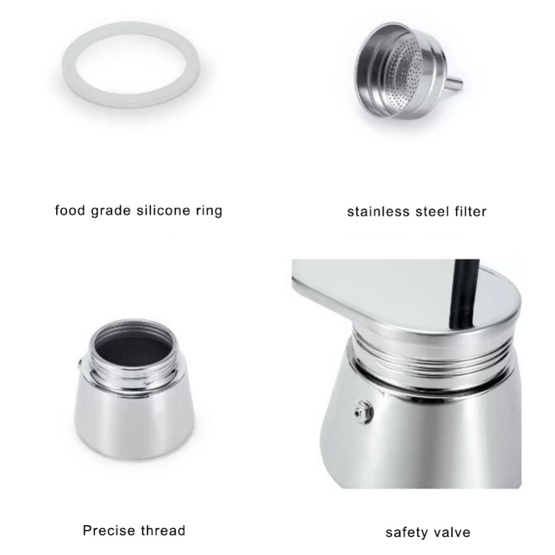 Single Spout Mocha Pot Stainle - đánh giá và giá Pour Pot Aluminum