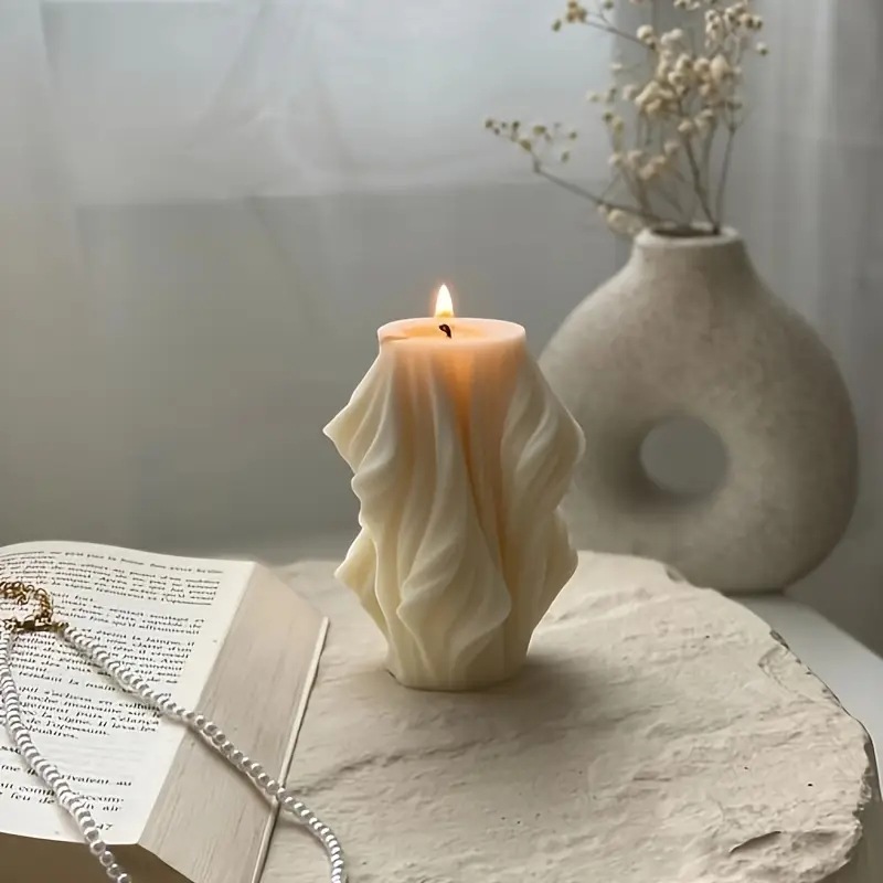 DIY Irregular Wave Pillar Sili - đánh giá và giá Candle Making Activity