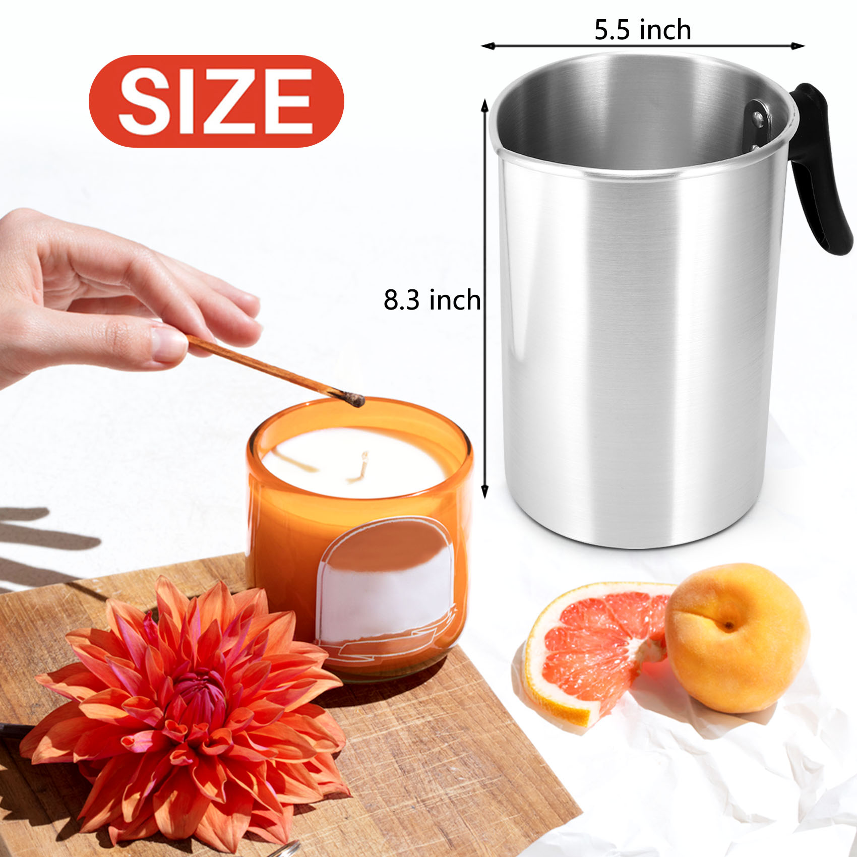 THIVN-4 Pounds Candle Making P - đánh giá và giá Pour Pot Aluminum