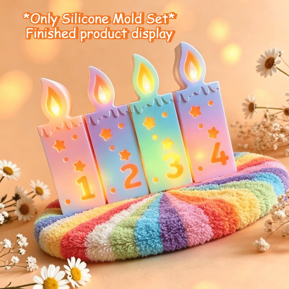 Silicone Number Candle Molds K - đánh giá và giá Candle Making Kit Xmas