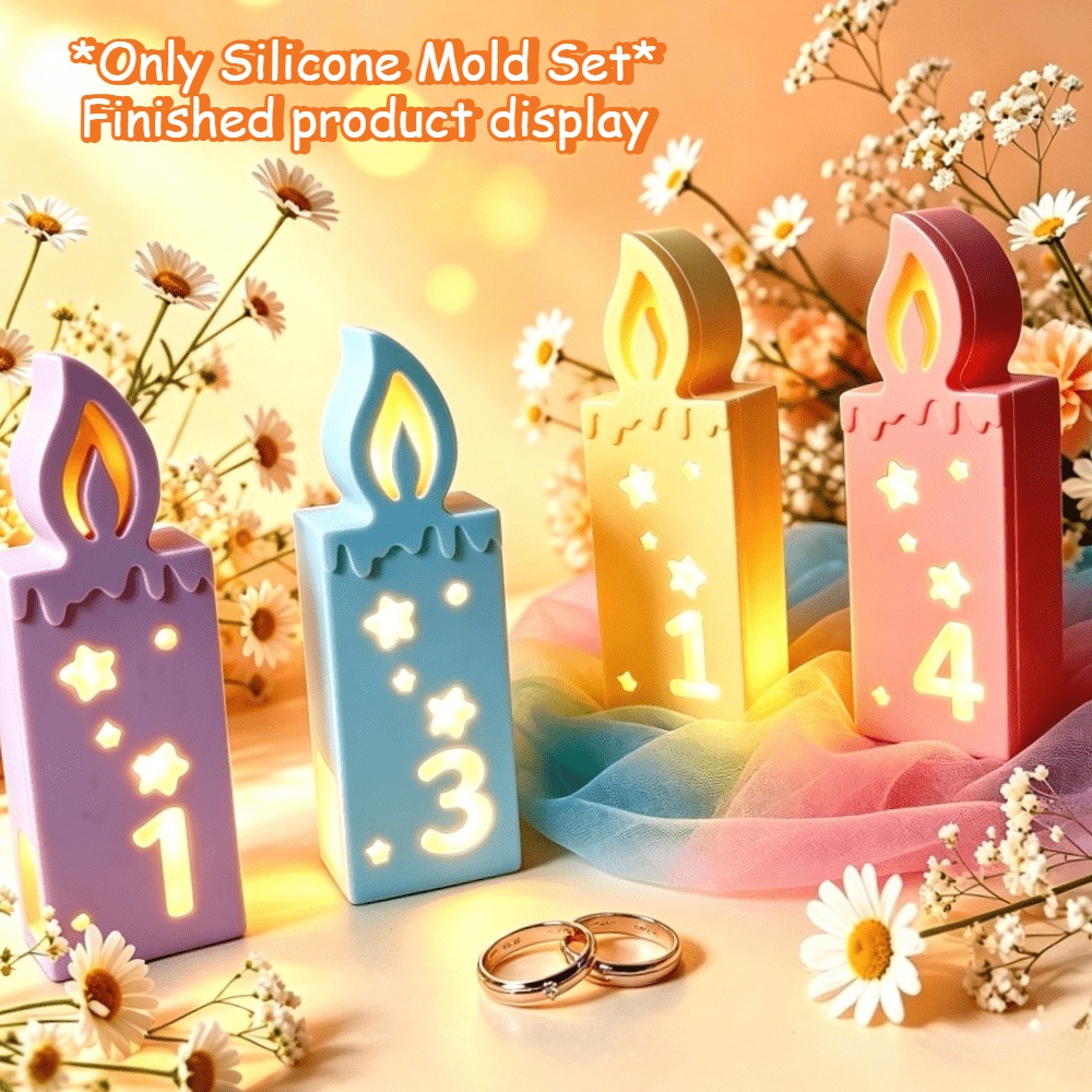 Silicone Number Candle Molds K - đánh giá và giá Candle Making Kit Xmas